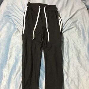 Stripe Jogger - Noir